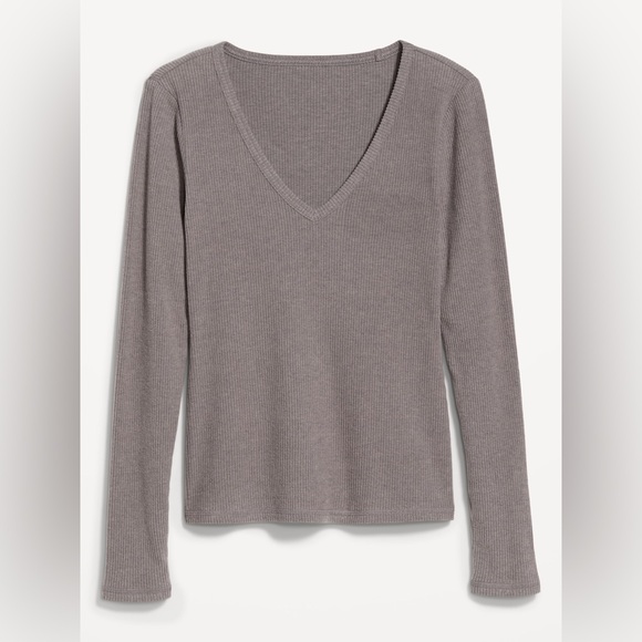 Old Navy Tops - Old Navy Plush V-Neck Long Sleeve Shirt